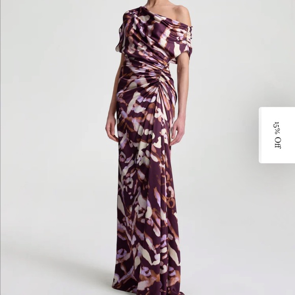 ALC Poppy Satin Gown NWT - Picture 3 of 6